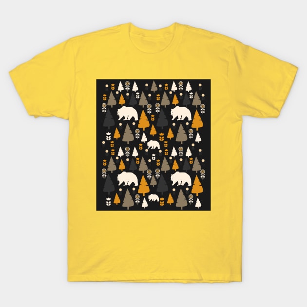 Bears in the forest T-Shirt by CocoDes